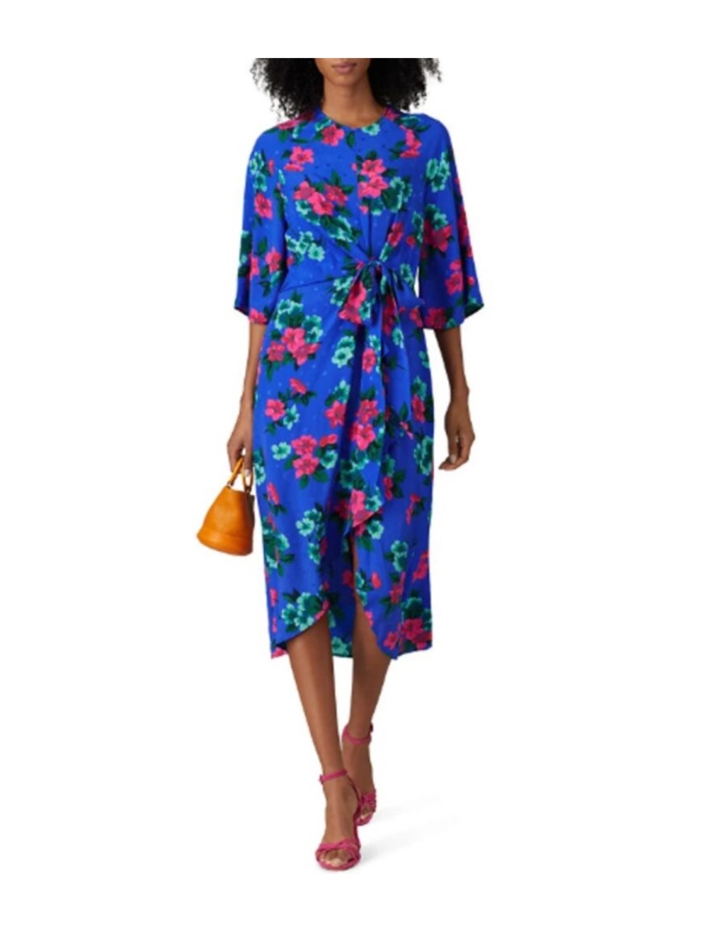 ESSENTIEL ANTWERP Vayen Draped Detail Midi Dress Size 36/ 8